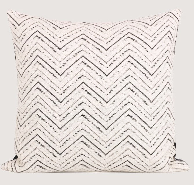 Geometric Modern Sofa Throw Pillows, Simple Abstract Contemporary Throw Pillow for Living Room, Large Decorative Throw Pillows for Couch-LargePaintingArt.com