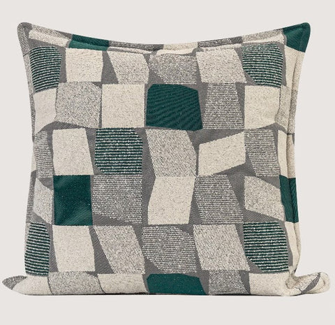 Large Decorative Throw Pillows for Couch, Square Modern Sofa Throw Pillows, Abstract Contemporary Throw Pillow for Interior Design-LargePaintingArt.com