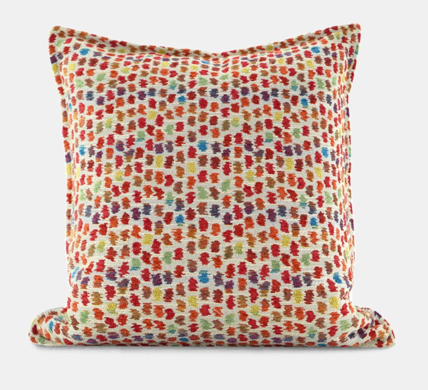 Colorful Decorative Pillows For Couch, Abstract Art Cushion Covers, Modern Living Room Textile Decor, Soft Home Furnishings, Geometric Pattern Throw Pillows, Vibrant Sofa Accents, Designer Decorative Cushions, Luxury Velvet Pillow Cases, Stylish Home Accessories, Comfortable Seat Cushions