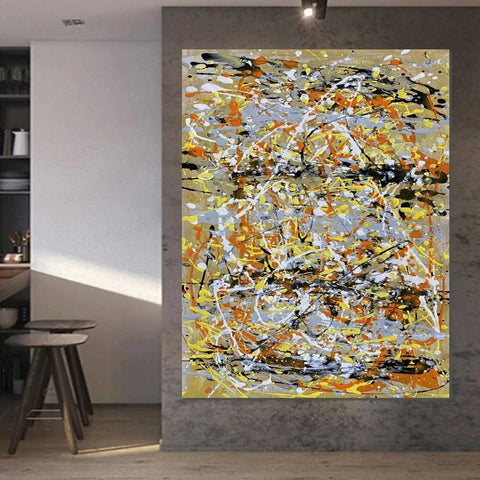 Hand Painted Canvas Art, Modern Paintings for Dining Room, Bedroom Wall Art Ideas, Simple Modern Art, Contemporary Modern Wall Art Paintings-LargePaintingArt.com