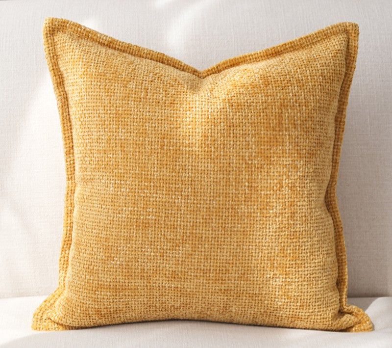 Modern Sofa Pillows, Simple Modern Pillows, Yellow Decorative Pillows for Couch, Modern Throw Pillows, Contemporary Throw Pillows-LargePaintingArt.com