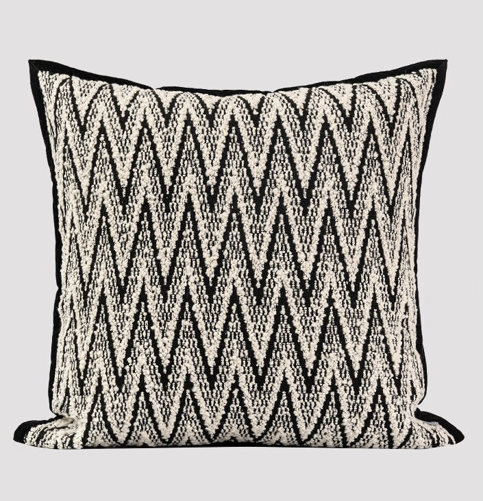 Large Abstract Throw Pillows for Couch, Modern Sofa Throw Pillows, Contemporary Throw Pillow for Living Room, Modern Square Pillows-LargePaintingArt.com