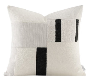 Square Modern Throw Pillows for Couch, Contemporary Modern Sofa Pillows, Decorative Throw Pillows for Bedroom, Large Throw Pillow for Interior Design-LargePaintingArt.com