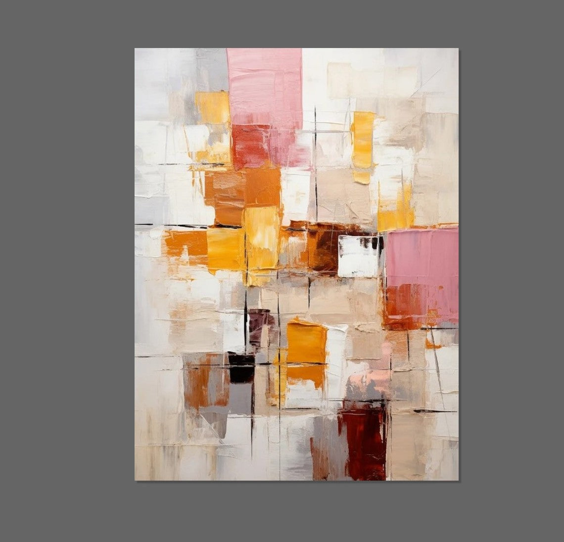 Modern Paintings for Dining Room, Hand Painted Canvas Art, Bedroom Wall Art Ideas, Simple Modern Art, Contemporary Modern Wall Art Paintings-LargePaintingArt.com