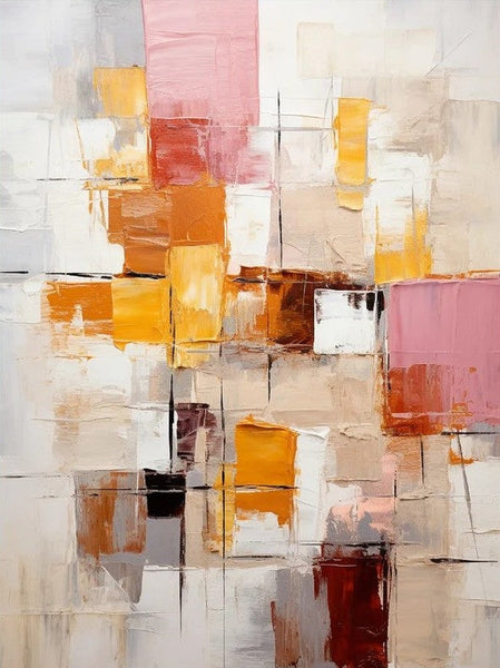 Modern Paintings for Dining Room, Hand Painted Canvas Art, Bedroom Wall Art Ideas, Simple Modern Art, Contemporary Modern Wall Art Paintings-LargePaintingArt.com
