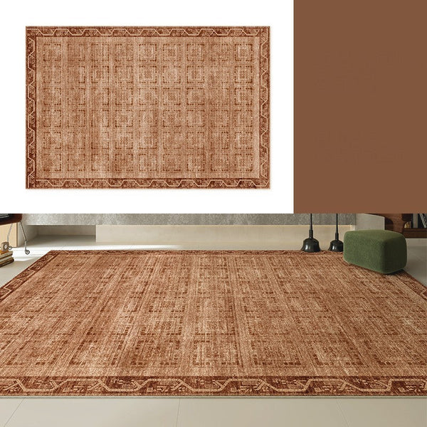 Large Abstract Rugs for Living Room, Mid Century Geometric Contemporary Modern Rugs Next to Bed, Large Modern Area Rugs