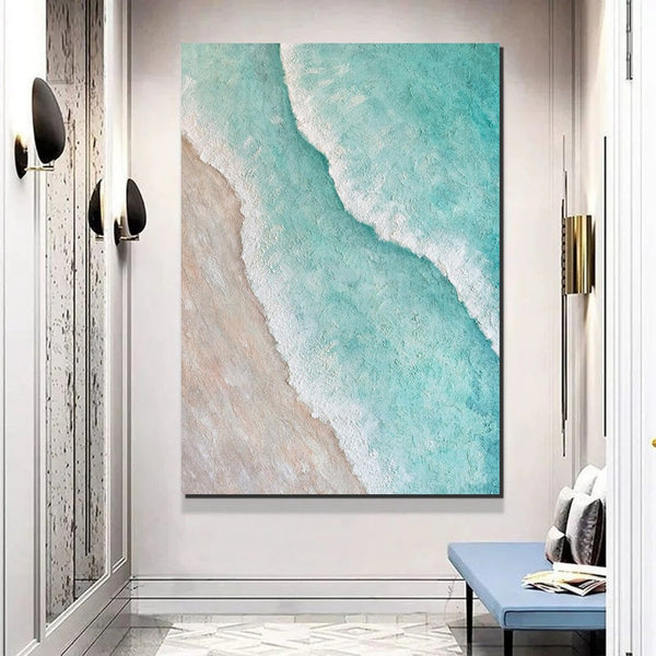 Large Painting on Canvas, Living Room Wall Art Paintings, Buy Paintings Online, Simple Acrylic Painting Ideas, Acrylic Abstract Painting Behind Couch-LargePaintingArt.com
