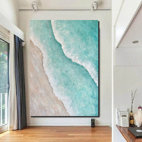 Large Painting on Canvas, Living Room Wall Art Paintings, Buy Paintings Online, Simple Acrylic Painting Ideas, Acrylic Abstract Painting Behind Couch-LargePaintingArt.com