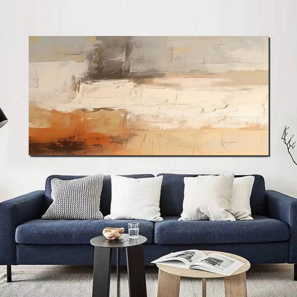 Contemporary Canvas Artwork, Large Modern Acrylic Painting, Hand Painted Wall Art Painting, Abstract Wall Art Paintings, Modern Art for Dining Room-LargePaintingArt.com