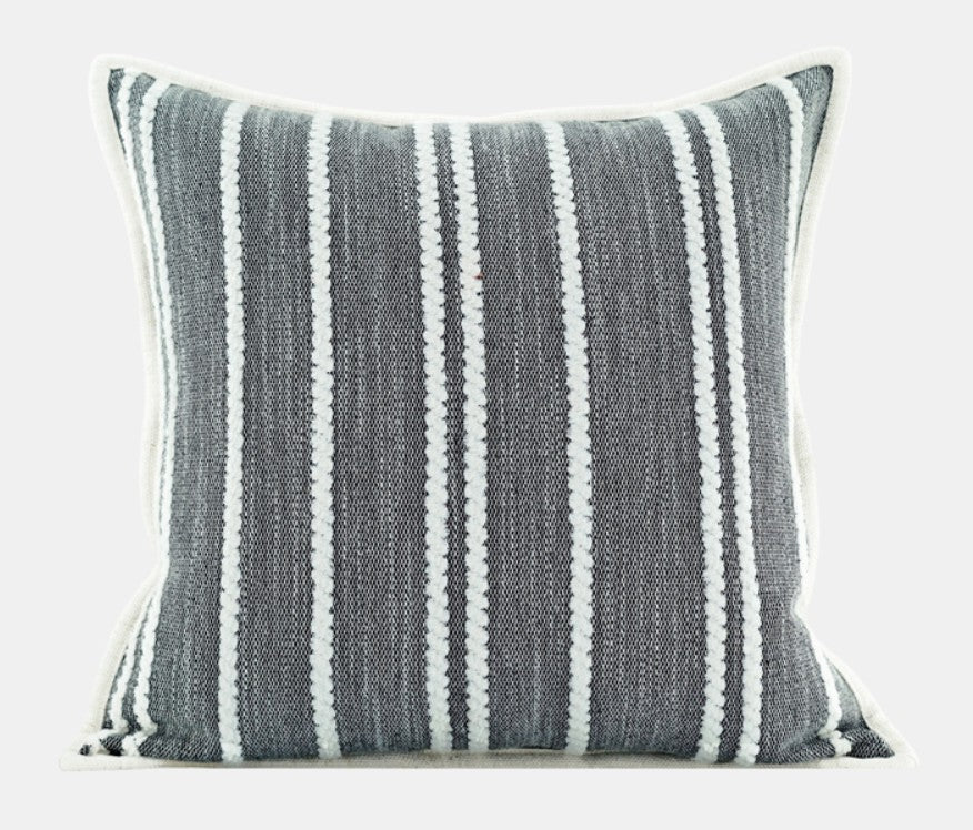 Contemporary Modern Sofa Pillows, Large Throw Pillow for Interior Design, Simple Decorative Throw Pillows, Large Square Modern Throw Pillows for Couch-LargePaintingArt.com