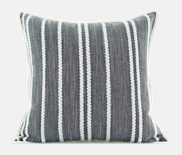 Contemporary Modern Sofa Pillows, Large Throw Pillow for Interior Design, Simple Decorative Throw Pillows, Large Square Modern Throw Pillows for Couch-LargePaintingArt.com