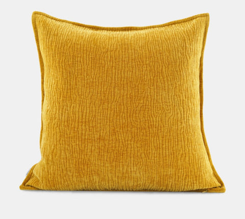 Contemporary Modern Pillows for Couch, Large Modern Sofa Cushion, Yellow Decorative Pillow Covers, Simple Decorative Throw Pillows for Living Room-LargePaintingArt.com
