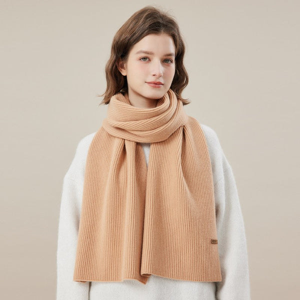 Fashion Designer Scarf, Casual Scarf for Women, Modern Winter Scarf, Cold Weather Scarf, Wool Scarf for Women, Soft Cashmere Scarf for Women-LargePaintingArt.com