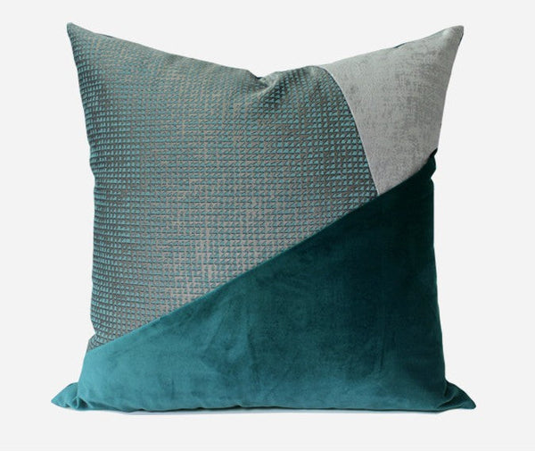 Decorative Throw Pillow for Couch, Green Modern Sofa Pillows, Modern Throw Pillows for Couch-LargePaintingArt.com