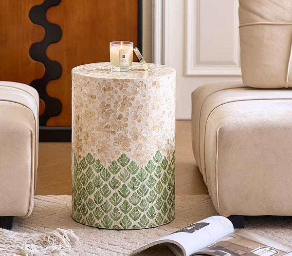 Creative Coffee Table, Contemporary Side Table, Small End Table, Portable Casual Side Table, Shell Small Sofa Side Table, Modern Side Table, Contemporary Bedside Table, Bedside Small Side Table-LargePaintingArt.com