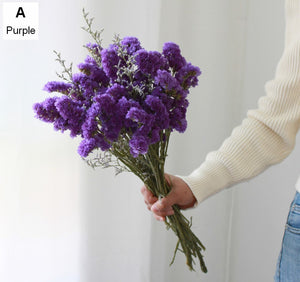 A Bunch Dried Myosotis Flowers with Limoniums, Dried Flowers, Flower Bunches, Dried Floral-LargePaintingArt.com