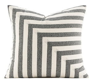 Large Square Modern Throw Pillows for Couch, Large Throw Pillow for Interior Design, Contemporary Modern Sofa Pillows for Bedroom, Simple Decorative Throw Pillows-LargePaintingArt.com