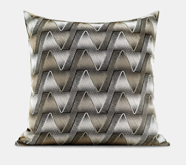 Large Square Decorative Throw Pillows for Couch, Geometric Modern Sofa Pillows, Large Decorative Throw Pillows, Geometric Sofa Pillows for Interior Design-LargePaintingArt.com