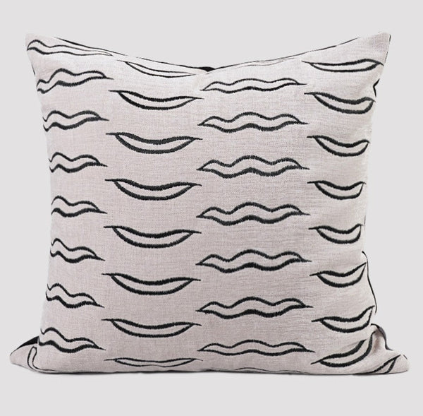 Large Modern Sofa Pillows, Modern Sofa Pillows, Modern Pillows for Living Room, Decorative Modern Pillows for Couch, Contemporary Throw Pillows-LargePaintingArt.com