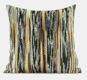 Modern Square Throw Pillows for Couch, Colorful Decorative Throw Pillows, Large Abstract Contemporary Throw Pillow for Interior Design-LargePaintingArt.com