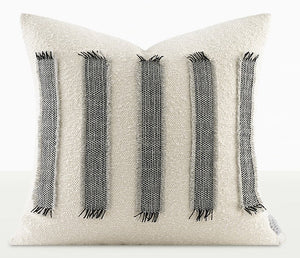 Large Throw Pillow for Interior Design, Large Square Modern Throw Pillows for Couch, Contemporary Modern Sofa Pillows for Bedroom, Simple Decorative Throw Pillows-LargePaintingArt.com