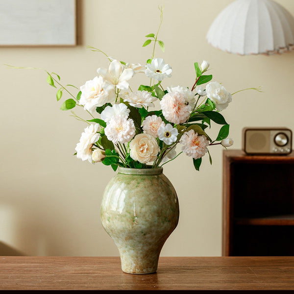 Centerpiece Ceramic Bud Vases, Porcelain Flower Vases, Flower Vases on Table, Handmade Water Holding Flower Vase-LargePaintingArt.com