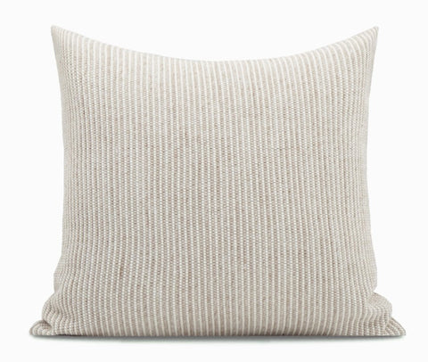 Modern Decorative Pillow Covers, Beige Modern Sofa Cushion, Large Decorative Throw Pillows for Living Room, Contemporary Modern Pillows for Couch-LargePaintingArt.com