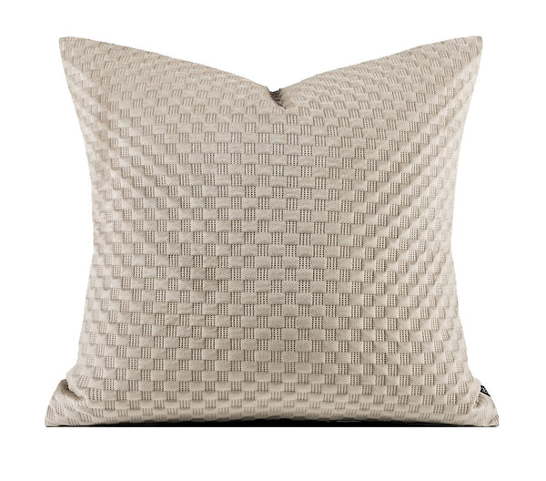 Contemporary Throw Pillows for Living Room, Modern Sofa Pillows, Modern Square Pillows, Large Decorative Pillows for Couch-LargePaintingArt.com