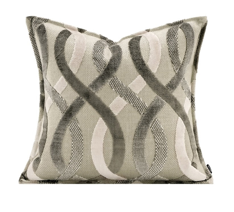 Modern Pillows for Couch, Luxury Abstract Decorative Throw Pillows for Living Room, Large Modern Sofa Pillow Cases, Decorative Pillow Covers-LargePaintingArt.com