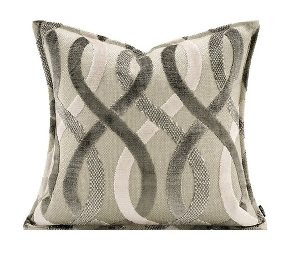 Modern Pillows for Couch, Luxury Abstract Decorative Throw Pillows for Living Room, Large Modern Sofa Pillow Cases, Decorative Pillow Covers-LargePaintingArt.com