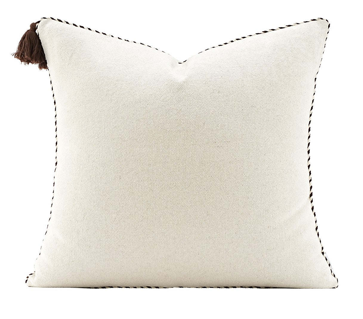 Modern Sofa Pillows, Modern Square Pillows, Simple White Decorative Pillows for Couch,Contemporary Throw Pillows for Living Room-LargePaintingArt.com