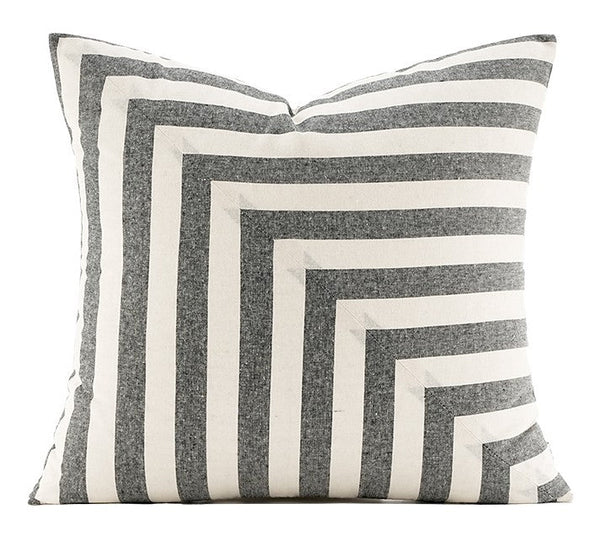 Large Square Modern Throw Pillows for Couch, Large Throw Pillow for Interior Design, Contemporary Modern Sofa Pillows for Bedroom, Simple Decorative Throw Pillows-LargePaintingArt.com