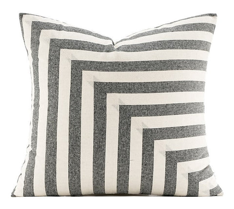 Large Square Modern Throw Pillows for Couch, Large Throw Pillow for Interior Design, Contemporary Modern Sofa Pillows for Bedroom, Simple Decorative Throw Pillows-LargePaintingArt.com