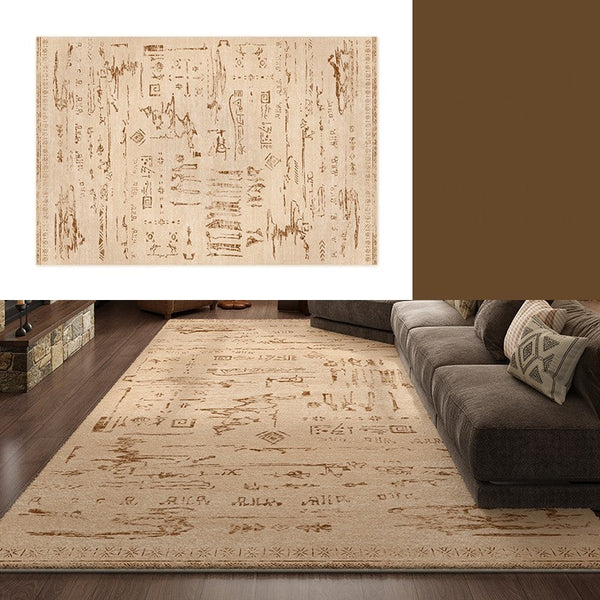 Geometric Contemporary Rugs, Abstract Contemporary Modern Rugs for Dining Room, Mid Century Modern Rugs for Living Room