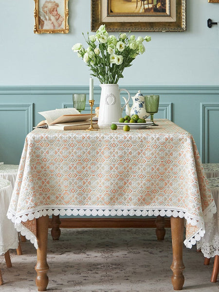 Modern Tablecloth for Home Decoration, Large Square Tablecloth for Round Table, Extra Large Rectangle Tablecloth for Dining Room Table-LargePaintingArt.com