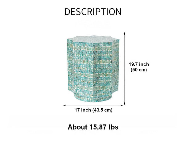 Shell Small Sofa Side Table, Contemporary Bedside Table, Bedside Small Side Table, Modern Side Table, Small End Table, Portable Casual Side Table, Creative Coffee Table, Contemporary Side Table-LargePaintingArt.com
