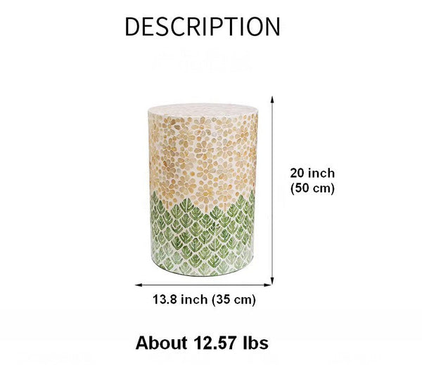 Small End Table, Portable Casual Side Table, Shell Small Sofa Side Table, Modern Side Table, Contemporary Bedside Table, Bedside Small Side Table, Creative Coffee Table, Contemporary Side Table-LargePaintingArt.com