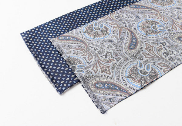 Business Silk Scarf Men, Silk Scarf For Suit, British Style Long Scarf, Luxury Silk Neck Scarf, Mens Spring Autumn Scarf, Formal Wear Silk Scarf, Silk Ascot For Men, Lightweight Silk Scarf Men-LargePaintingArt.com