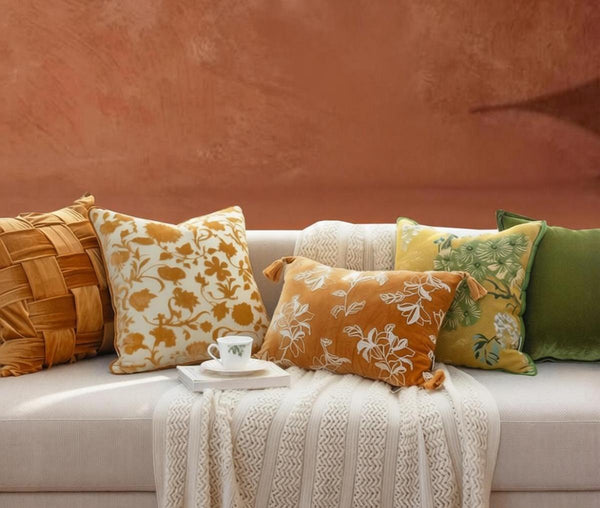 Decorative Cushion Covers, Decorative Pillow Arrangement Ideas for Interior Design, Unique Decorative Pillows for Bedroom, Modern Decorative Pillows for Couch-LargePaintingArt.com