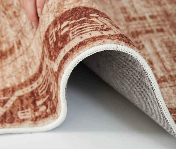 Large Abstract Rugs for Living Room, Mid Century Geometric Contemporary Modern Rugs Next to Bed, Large Modern Area Rugs