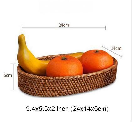 Indonesia Woven Storage Basket, Small Rattan Storage Basket, Kitchen Storage Basket, Storagey Basket for Pantry-LargePaintingArt.com