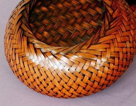 Woven Snacks Basket, Bamboo Storage Basket, Farmhouse Small Storage Basket, Round Storage Basket for Kitchen, Set of 3-LargePaintingArt.com