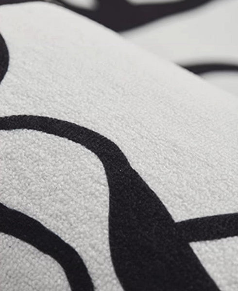 Flower Pattern Contemporary Modern Rugs, Modern Rugs for Living Room, Abstract Contemporary Rugs Next to Bed, Modern Rugs for Dining Room-LargePaintingArt.com