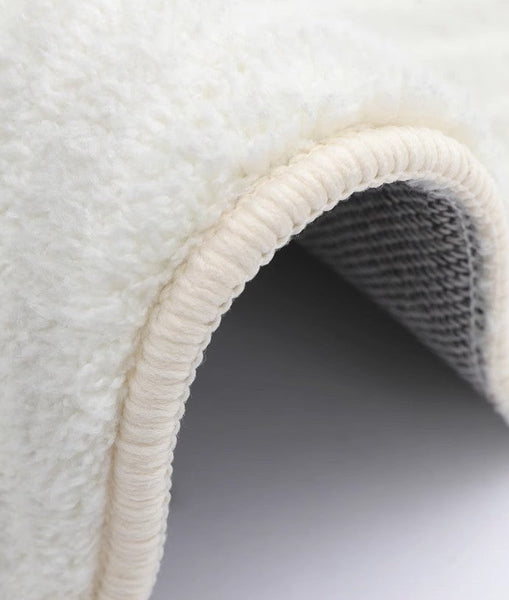 Contemporary Round Rugs Next to Bed, Abstract Modern Rugs for Living Room, Geometric Carpets for Sale, Circular Rugs under Dining Room Table-LargePaintingArt.com