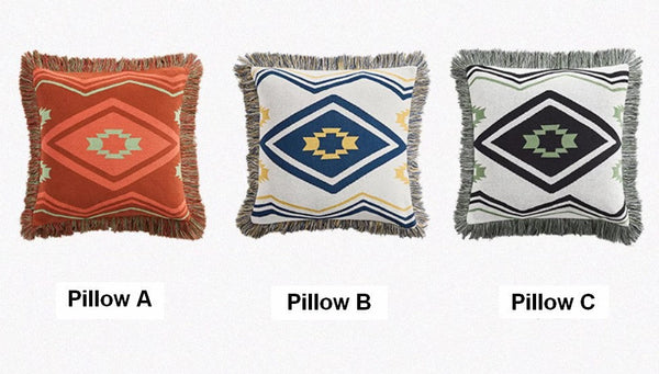 Simple Decorative Pillow Covers, Modern Decorative Pillow for Interior Design, Contemporary Modern Sofa Pillows for Bedroom, Square Modern Pillows for Couch-LargePaintingArt.com