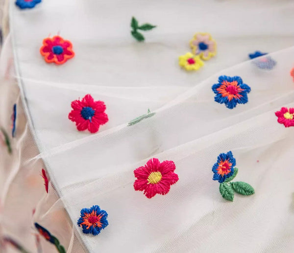 Extra Large Rectangular Tablecloth for Oval Table, Spring Flower Lace Tablecloths, Lace Embroidered Table Covers, Rectangular Table Covers for Coffee Table-LargePaintingArt.com