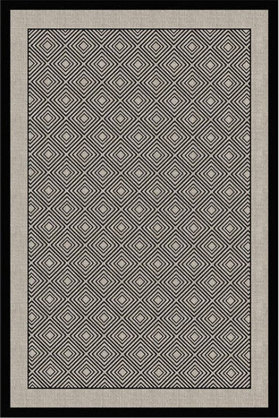 Mid Century Area Rugs for Living Room, Abstract Contemporary Rugs for Bedroom, Modern Carpets for Office, Dining Room Floor Rugs, Elegant Modern Area Rugs under Sofa-LargePaintingArt.com