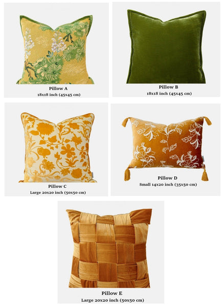Modern Decorative Pillows for Couch, Decorative Cushion Covers, Decorative Pillow Arrangement Ideas for Interior Design, Unique Decorative Pillows for Bedroom-LargePaintingArt.com