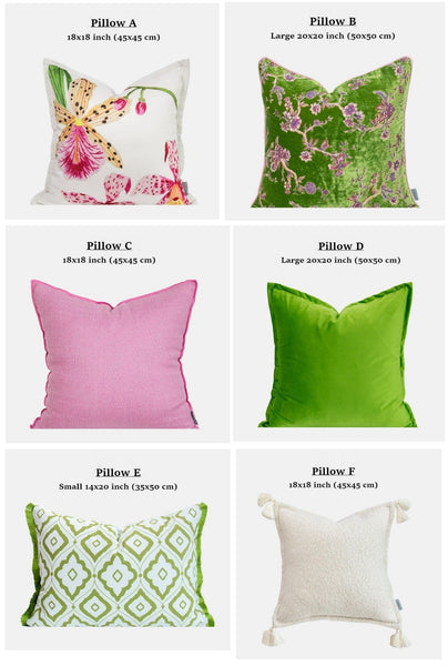 Unique Decorative Pillow Arrangement Ideas for Couch, Modern Decorative Cushion Covers, Decorative Pillows for Living Room, Large Decorative Pillows for Interior Design-LargePaintingArt.com