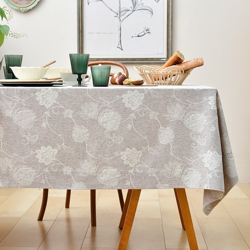 Rustic Table Covers for Kitchen, Country Farmhouse Tablecloth, Square Tablecloth for Round Table, Large Rectangle Tablecloth for Dining Room Table-LargePaintingArt.com